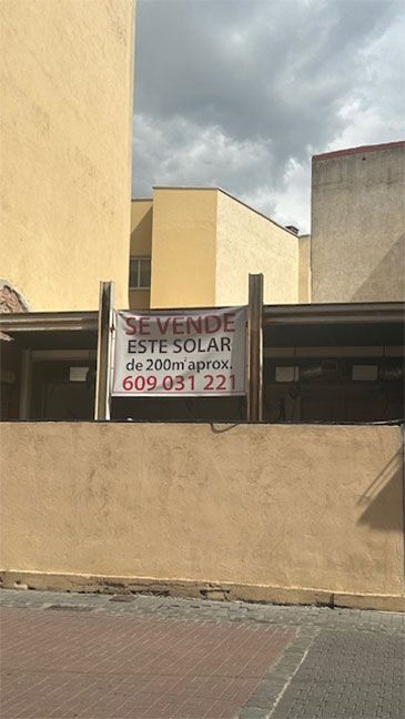 Venta de Suelo en Calle Madrid de Getafe